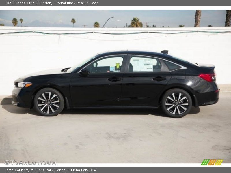  2023 Civic EX Sedan Crystal Black Pearl