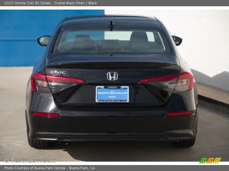 Crystal Black Pearl / Black 2023 Honda Civic EX Sedan