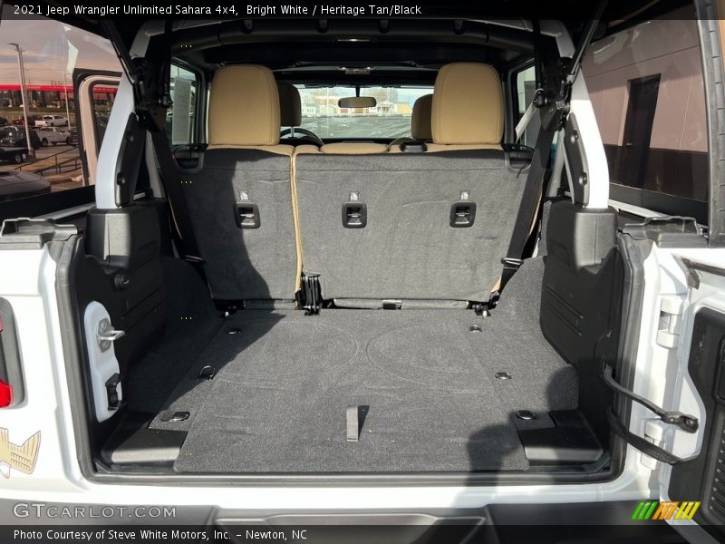 Bright White / Heritage Tan/Black 2021 Jeep Wrangler Unlimited Sahara 4x4