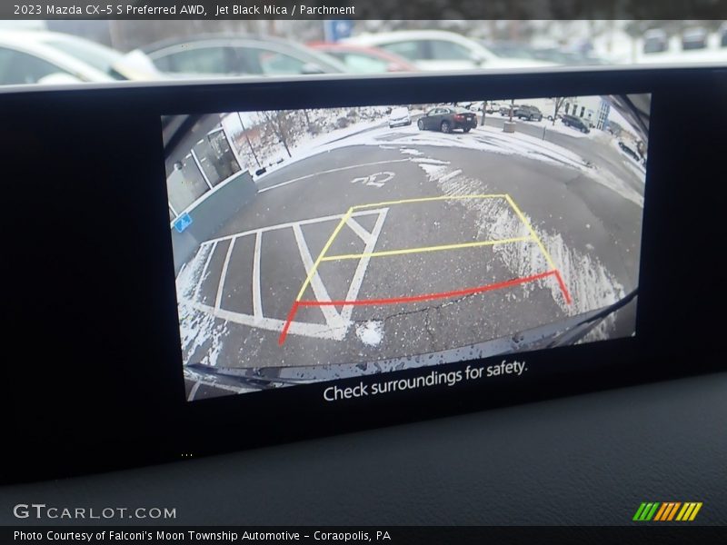 Jet Black Mica / Parchment 2023 Mazda CX-5 S Preferred AWD