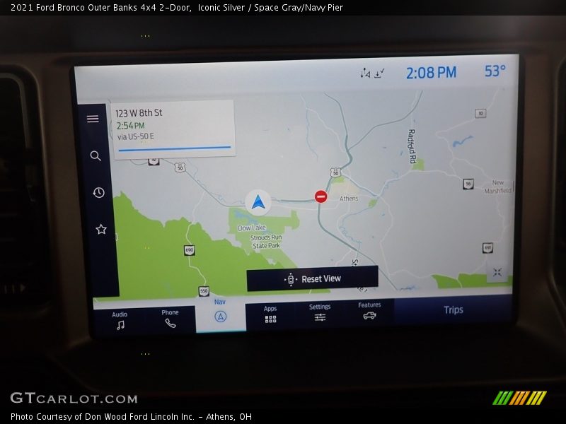 Iconic Silver / Space Gray/Navy Pier 2021 Ford Bronco Outer Banks 4x4 2-Door