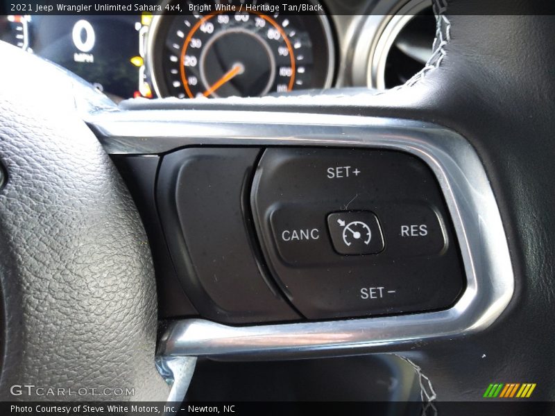 Bright White / Heritage Tan/Black 2021 Jeep Wrangler Unlimited Sahara 4x4