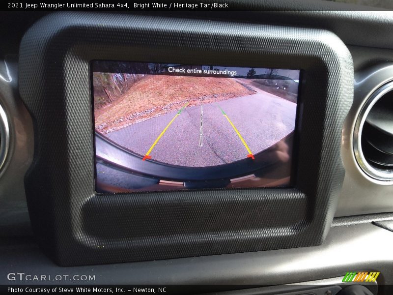 Bright White / Heritage Tan/Black 2021 Jeep Wrangler Unlimited Sahara 4x4