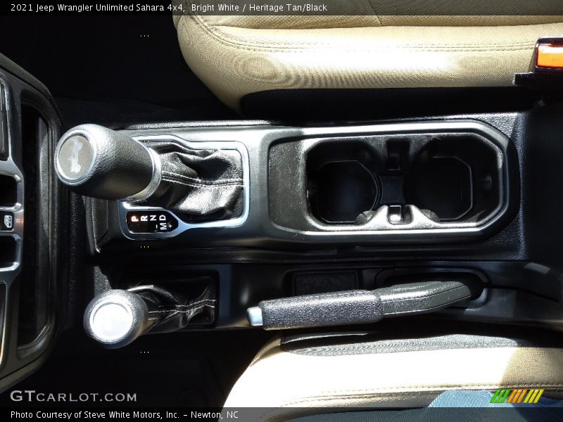 Bright White / Heritage Tan/Black 2021 Jeep Wrangler Unlimited Sahara 4x4