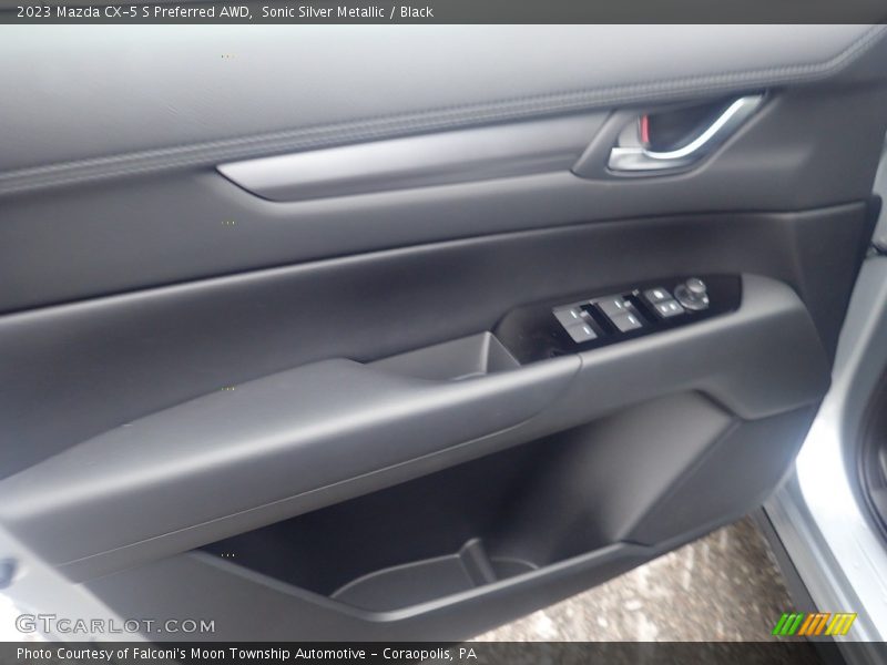 Sonic Silver Metallic / Black 2023 Mazda CX-5 S Preferred AWD