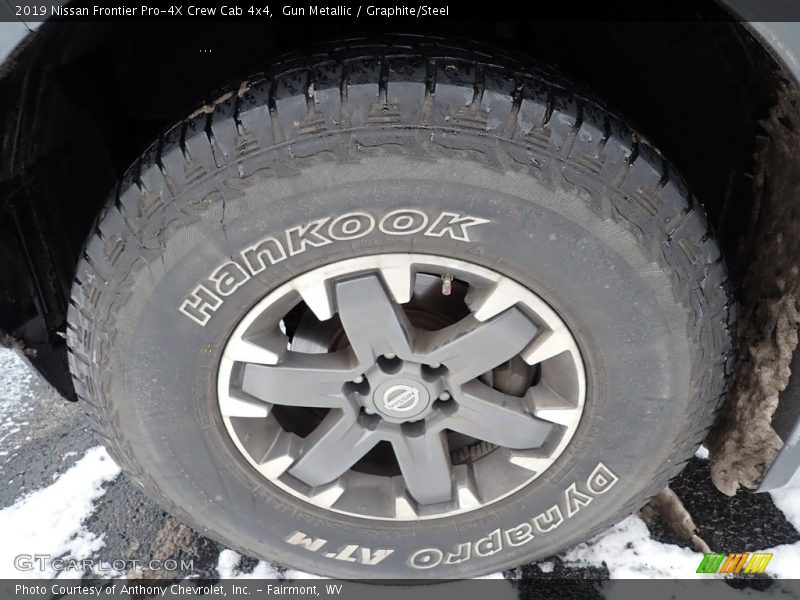 Gun Metallic / Graphite/Steel 2019 Nissan Frontier Pro-4X Crew Cab 4x4