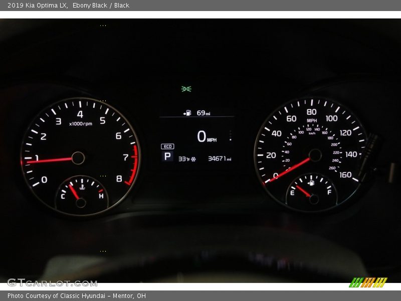 Ebony Black / Black 2019 Kia Optima LX