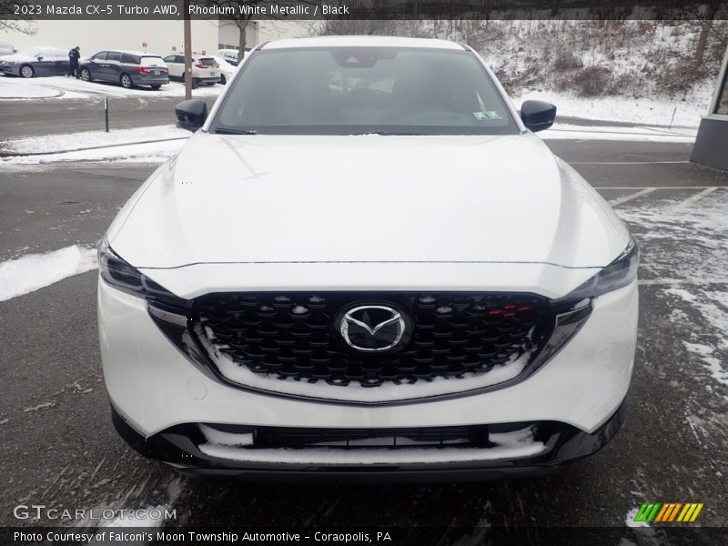 Rhodium White Metallic / Black 2023 Mazda CX-5 Turbo AWD