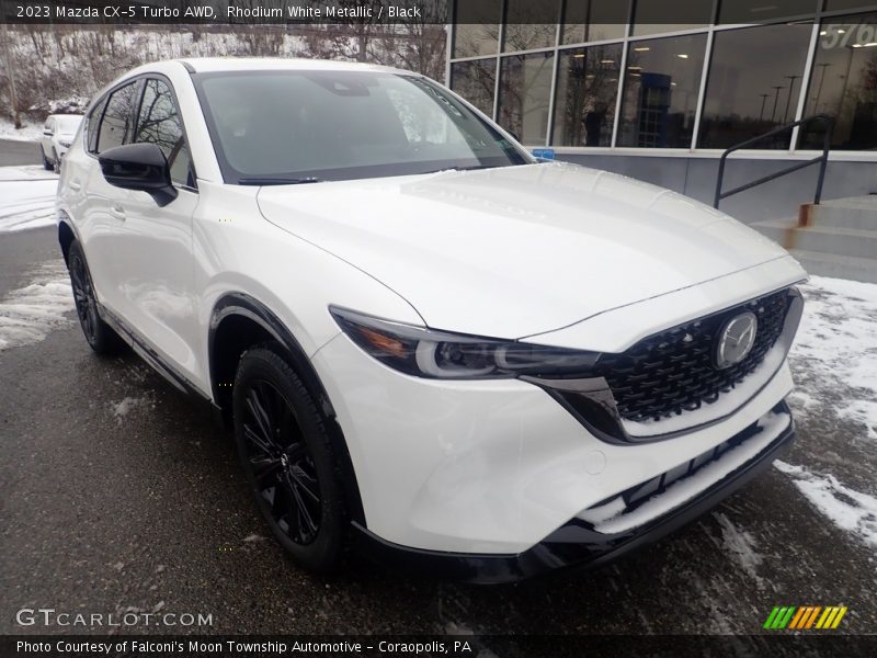 Rhodium White Metallic / Black 2023 Mazda CX-5 Turbo AWD
