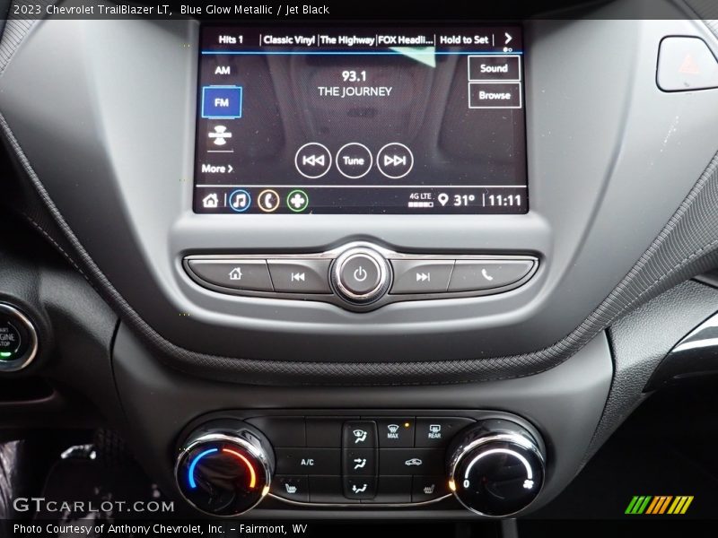 Blue Glow Metallic / Jet Black 2023 Chevrolet TrailBlazer LT