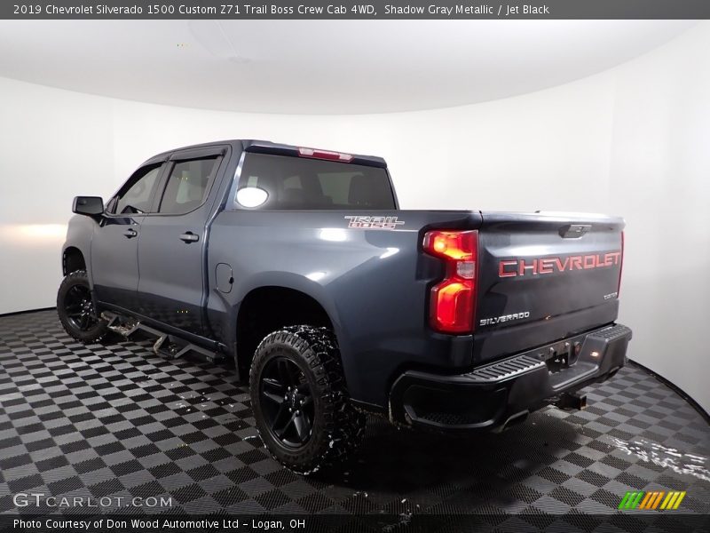 Shadow Gray Metallic / Jet Black 2019 Chevrolet Silverado 1500 Custom Z71 Trail Boss Crew Cab 4WD