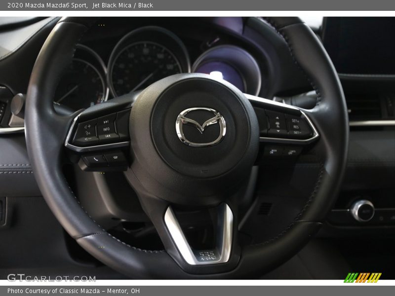 Jet Black Mica / Black 2020 Mazda Mazda6 Sport