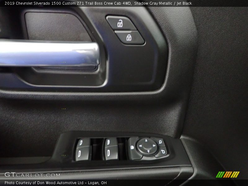 Shadow Gray Metallic / Jet Black 2019 Chevrolet Silverado 1500 Custom Z71 Trail Boss Crew Cab 4WD