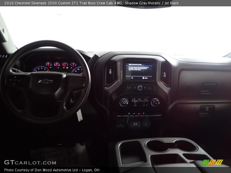 Shadow Gray Metallic / Jet Black 2019 Chevrolet Silverado 1500 Custom Z71 Trail Boss Crew Cab 4WD