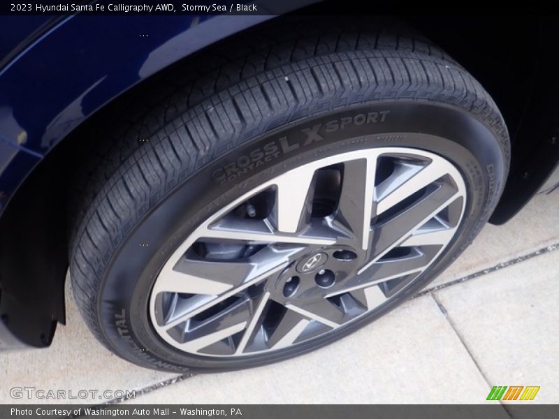 Stormy Sea / Black 2023 Hyundai Santa Fe Calligraphy AWD