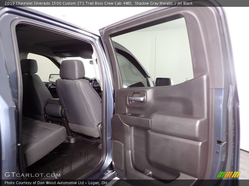 Shadow Gray Metallic / Jet Black 2019 Chevrolet Silverado 1500 Custom Z71 Trail Boss Crew Cab 4WD