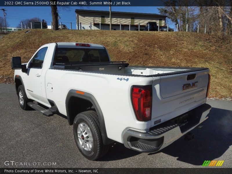 Summit White / Jet Black 2022 GMC Sierra 2500HD SLE Regular Cab 4WD