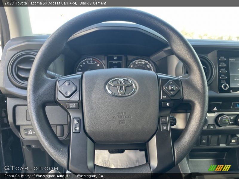 Black / Cement 2023 Toyota Tacoma SR Access Cab 4x4