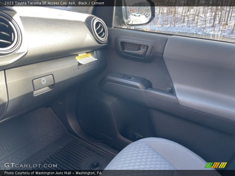 Black / Cement 2023 Toyota Tacoma SR Access Cab 4x4