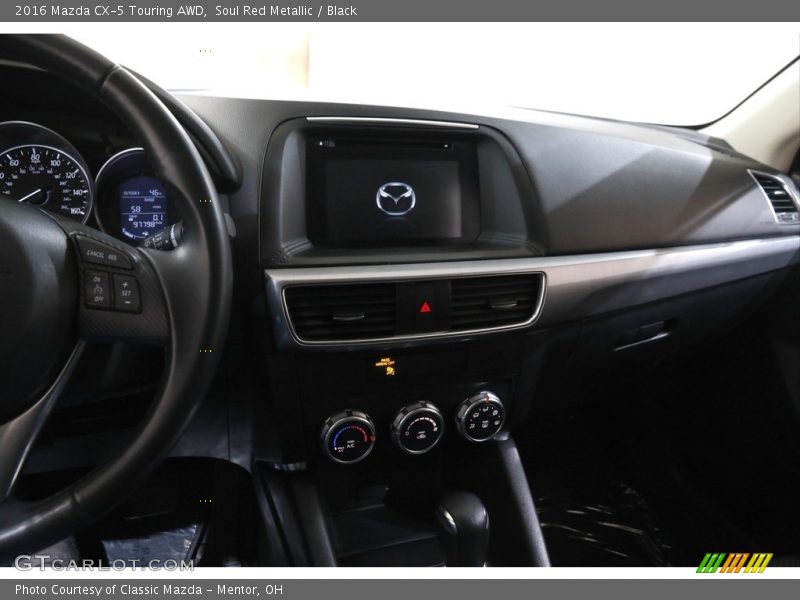 Soul Red Metallic / Black 2016 Mazda CX-5 Touring AWD