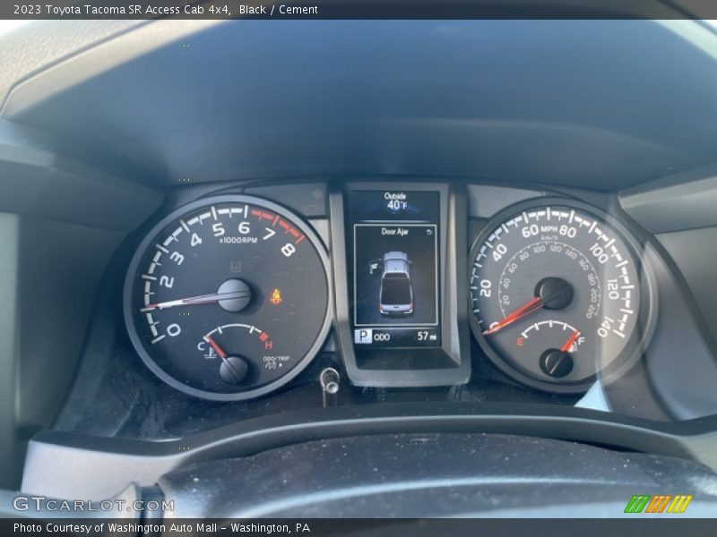 Black / Cement 2023 Toyota Tacoma SR Access Cab 4x4