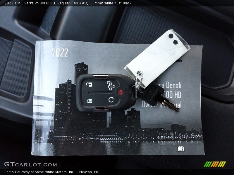 Keys of 2022 Sierra 2500HD SLE Regular Cab 4WD