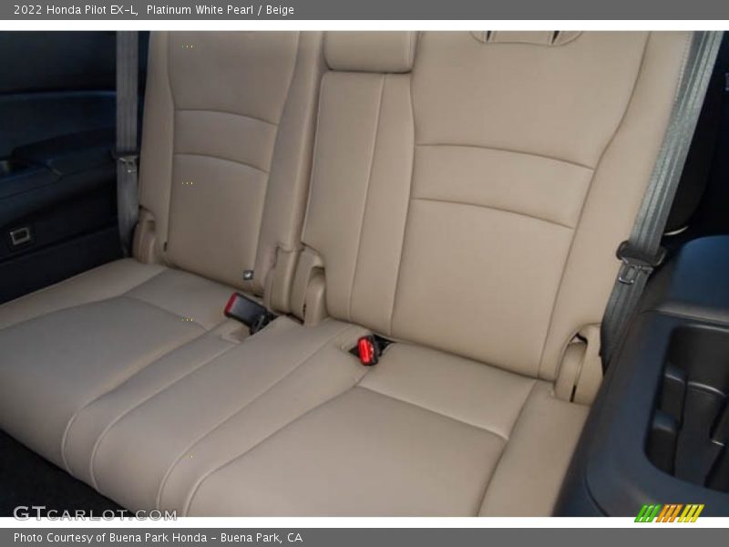 Rear Seat of 2022 Pilot EX-L