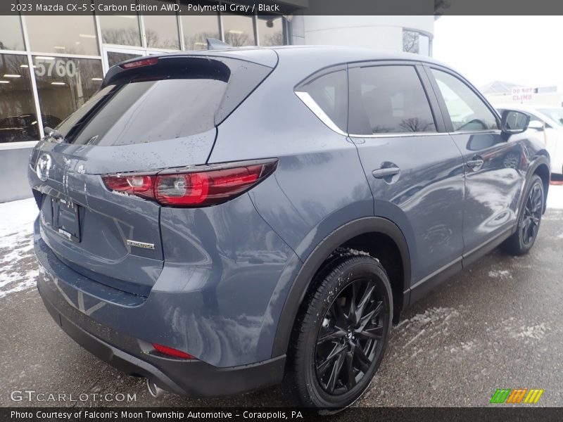 Polymetal Gray / Black 2023 Mazda CX-5 S Carbon Edition AWD