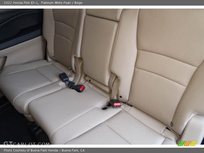 Rear Seat of 2022 Pilot EX-L