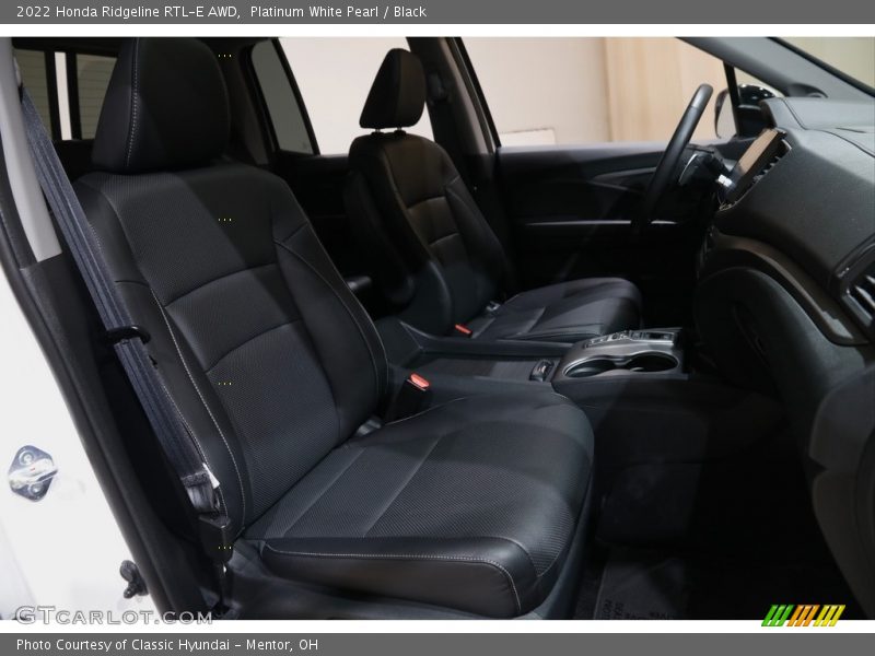 Platinum White Pearl / Black 2022 Honda Ridgeline RTL-E AWD
