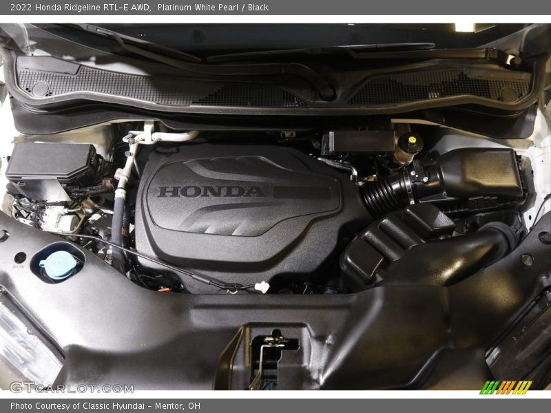 Platinum White Pearl / Black 2022 Honda Ridgeline RTL-E AWD