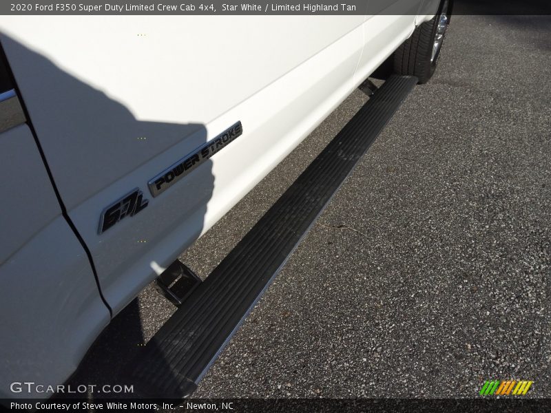 Star White / Limited Highland Tan 2020 Ford F350 Super Duty Limited Crew Cab 4x4