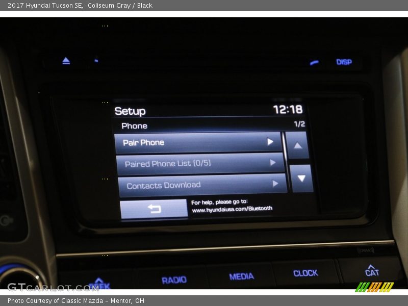 Coliseum Gray / Black 2017 Hyundai Tucson SE