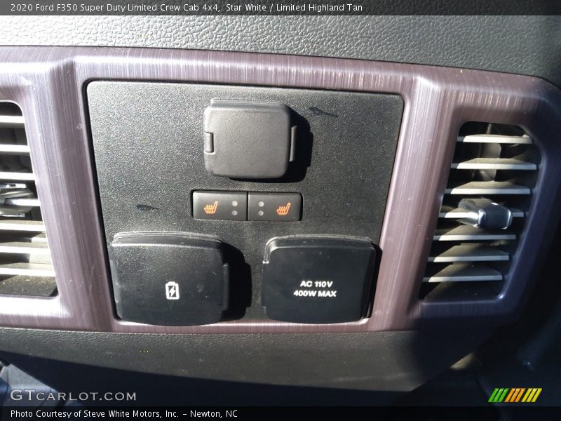 Star White / Limited Highland Tan 2020 Ford F350 Super Duty Limited Crew Cab 4x4