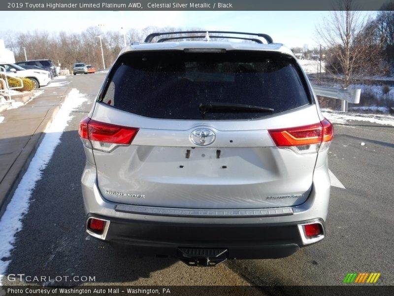 Celestial Silver Metallic / Black 2019 Toyota Highlander Limited Platinum AWD
