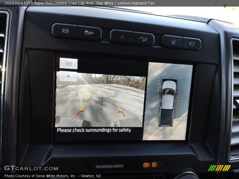Controls of 2020 F350 Super Duty Limited Crew Cab 4x4