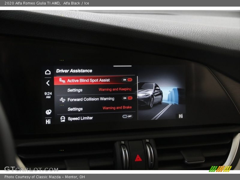 Alfa Black / Ice 2020 Alfa Romeo Giulia TI AWD
