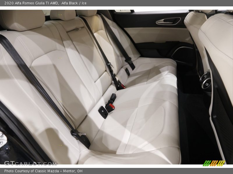 Rear Seat of 2020 Giulia TI AWD