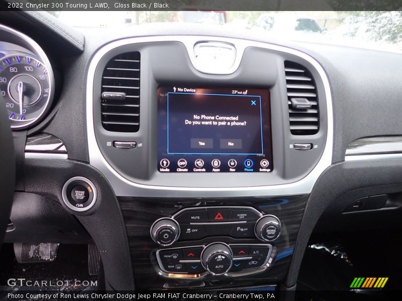 Gloss Black / Black 2022 Chrysler 300 Touring L AWD