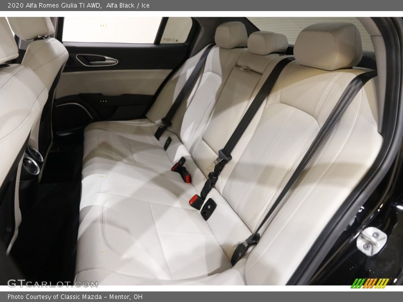 Rear Seat of 2020 Giulia TI AWD