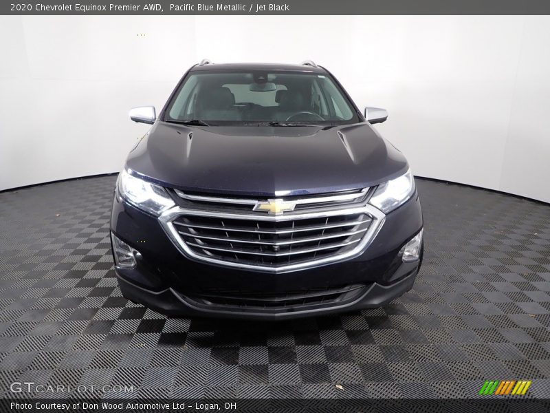 Pacific Blue Metallic / Jet Black 2020 Chevrolet Equinox Premier AWD