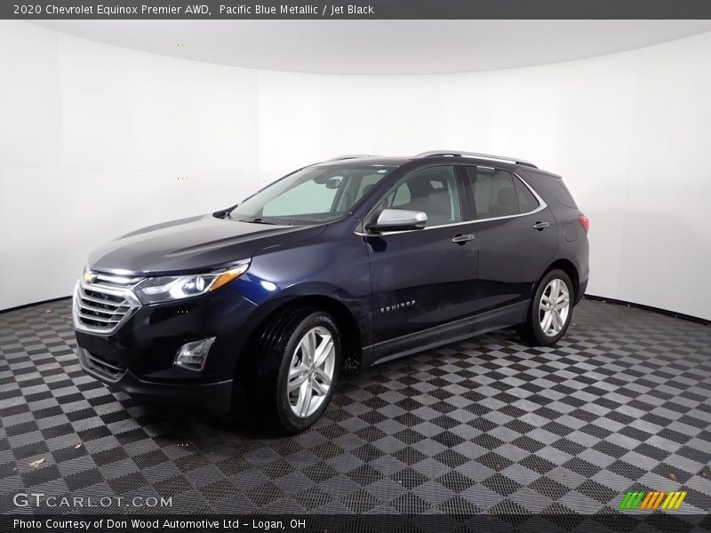 Pacific Blue Metallic / Jet Black 2020 Chevrolet Equinox Premier AWD
