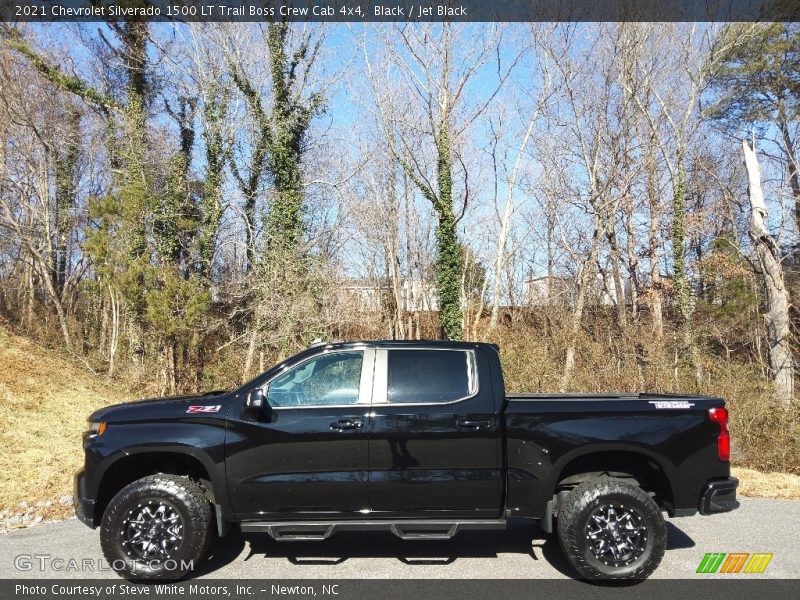 Black / Jet Black 2021 Chevrolet Silverado 1500 LT Trail Boss Crew Cab 4x4