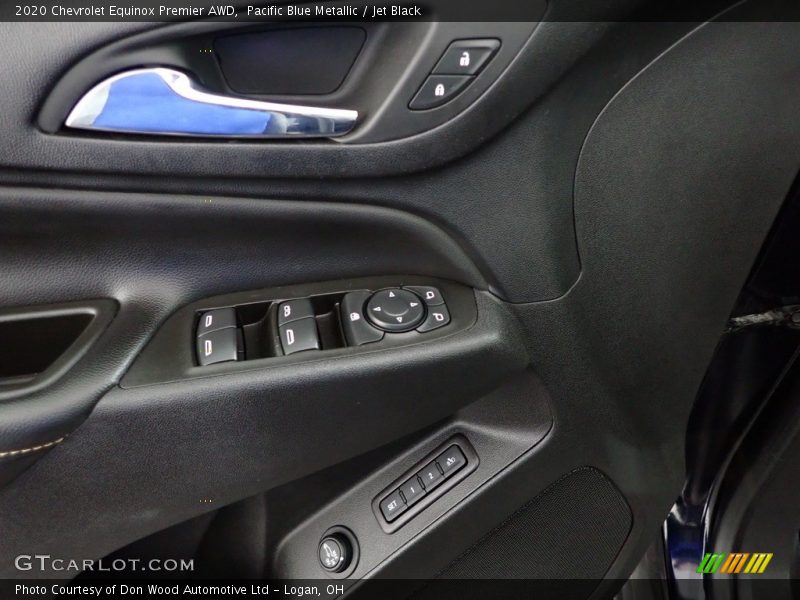 Pacific Blue Metallic / Jet Black 2020 Chevrolet Equinox Premier AWD