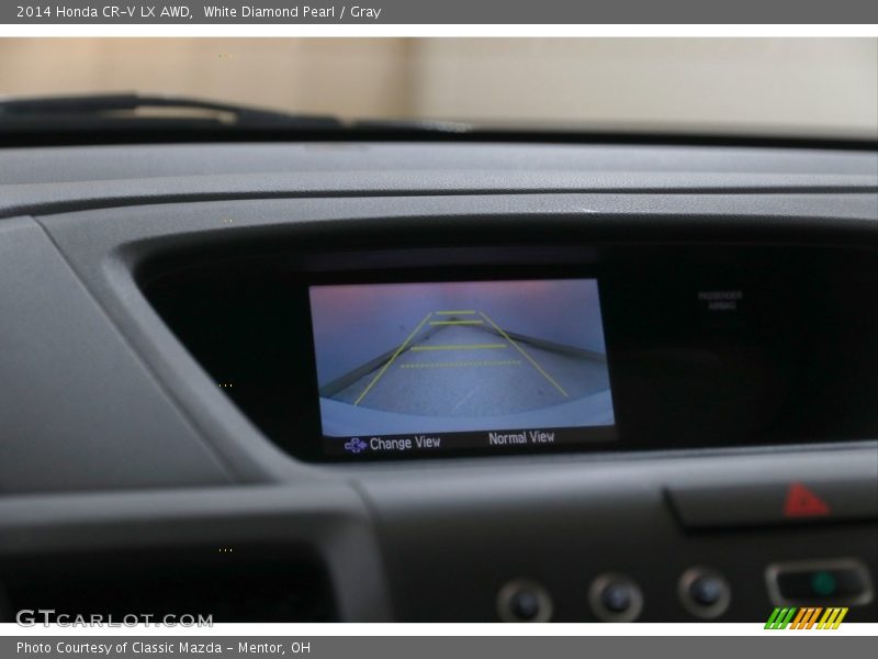White Diamond Pearl / Gray 2014 Honda CR-V LX AWD