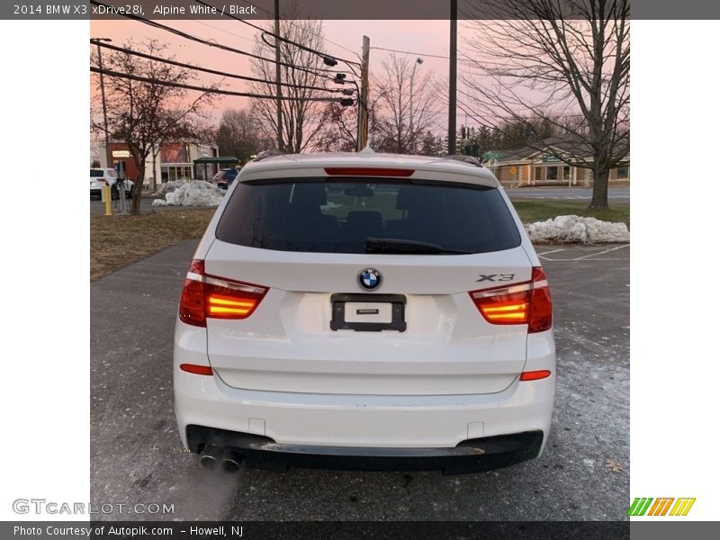 Alpine White / Black 2014 BMW X3 xDrive28i