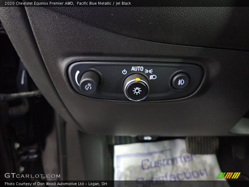 Pacific Blue Metallic / Jet Black 2020 Chevrolet Equinox Premier AWD