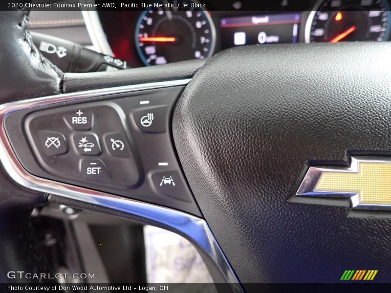Pacific Blue Metallic / Jet Black 2020 Chevrolet Equinox Premier AWD