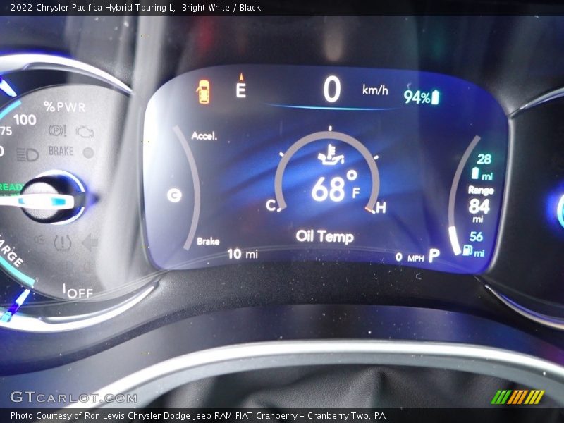 Bright White / Black 2022 Chrysler Pacifica Hybrid Touring L