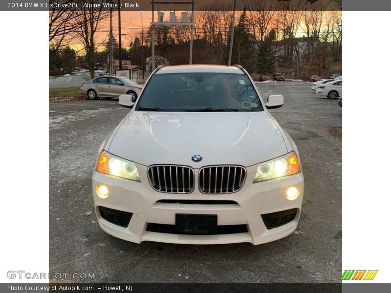 Alpine White / Black 2014 BMW X3 xDrive28i